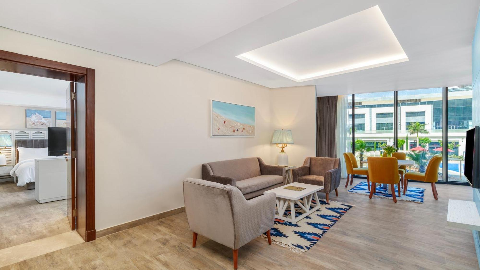 Rixos Premium Alamein エル・アラメイン 部屋 写真 Living room